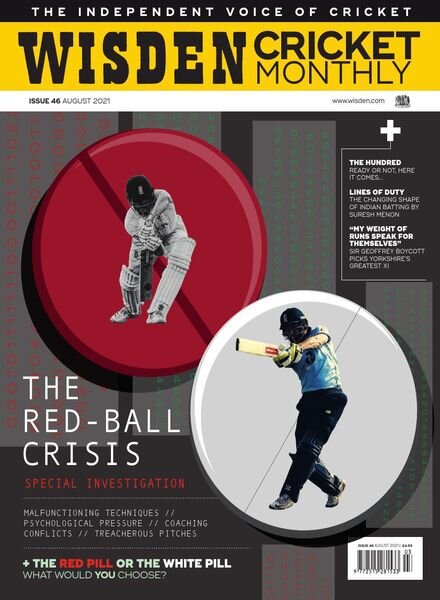 Wisden Cricket Monthly – Issue 46 – August 2021 Cover