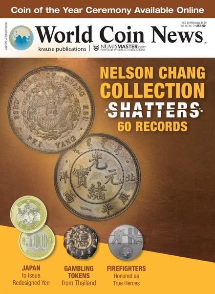 World Coin News – July 2021 Cover