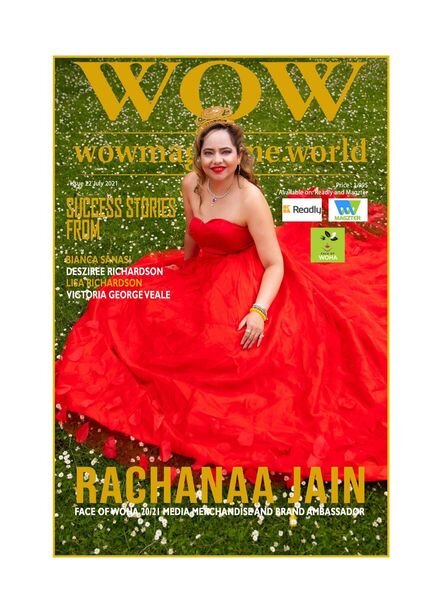 Wow Magazine – August 2021 Cover