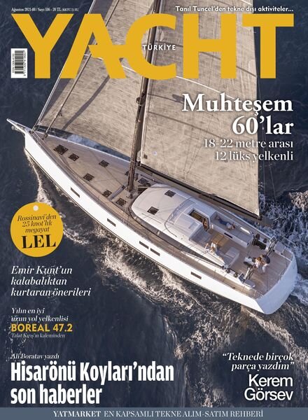Yacht – Agustos 2021 Cover