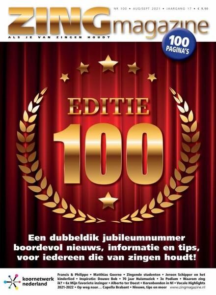 ZINGmagazine – augustus 2021 Cover