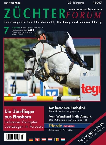 Zuchterforum – Juli 2021 Cover