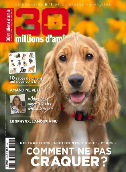 30 Millions d’Amis – Septembre 2021 Cover