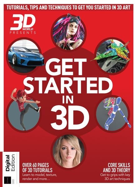 3D World Presents Get Started in 3D – September 2021 Cover