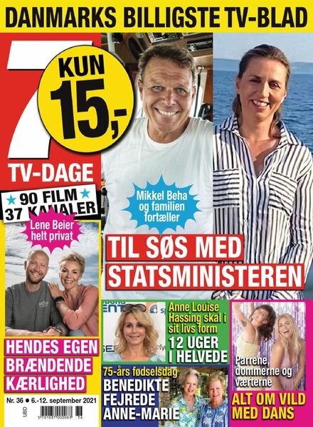 7 TV-Dage – 06 september 2021 Cover