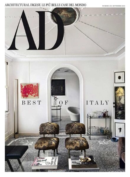 AD Architectural Digest Italia – settembre 2021 Cover