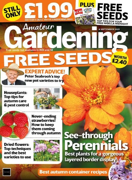Amateur Gardening – 04 September 2021 Cover