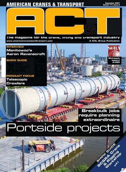 American Cranes & Transport – Volume 17 N 9 – September 2021 Cover