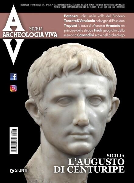 Archeologia Viva – Settembre-Ottobre 2021 Cover