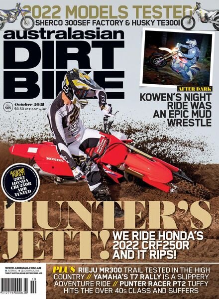 Australasian Dirt Bike – October 2021 Cover