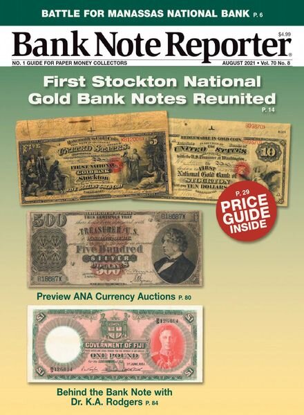 Banknote Reporter – August 2021 Cover