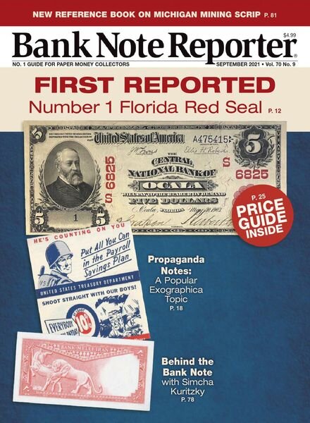 Banknote Reporter – September 2021 Cover