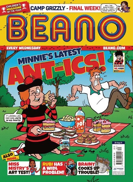 Beano – 25 August 2021 Cover