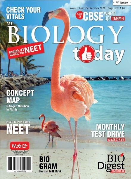 Biology Today – September 2021 Cover