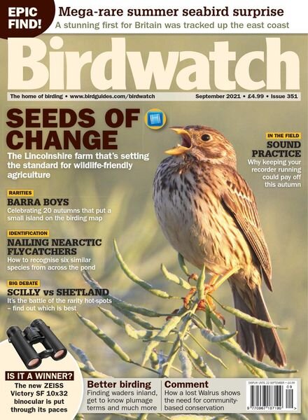Birdwatch UK – Issue 351 – September 2021 Cover