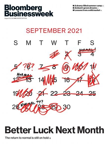Bloomberg Businessweek Europe – August 30, 2021 Cover