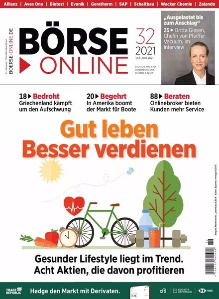 Borse Online – 12 August 2021 Cover