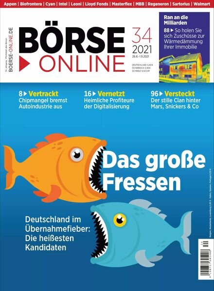 Borse Online – 26 August 2021 Cover