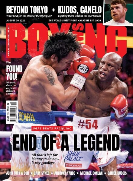 Boxing News – August 26, 2021 Cover