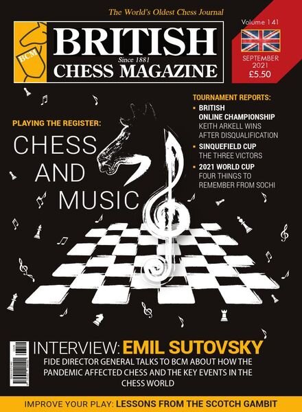 British Chess Magazine – September 2021 Cover