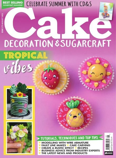 Cake Decoration & Sugarcraft – August 2021 Cover