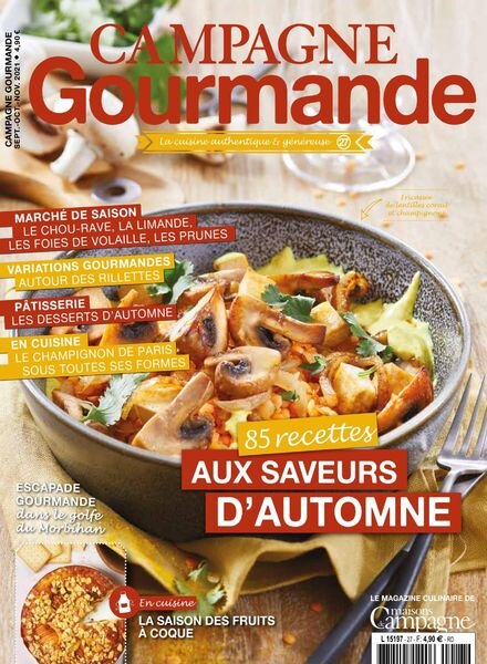Campagne Gourmande – Septembre-Novembre 2021 Cover