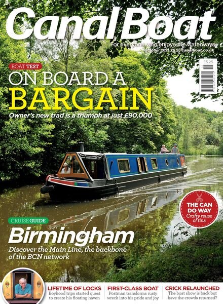 Canal Boat – October 2021 Cover