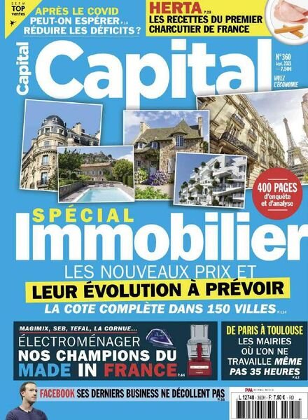 Capital France – Septembre 2021 Cover