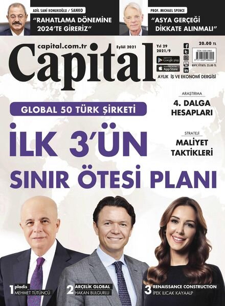 Capital Turkish – Eylul 2021 Cover