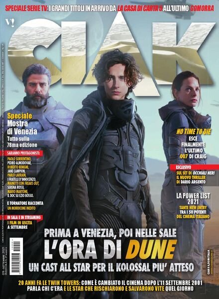 Ciak – Settembre 2021 Cover