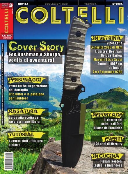 Coltelli – Agosto-Settembre 2020 Cover