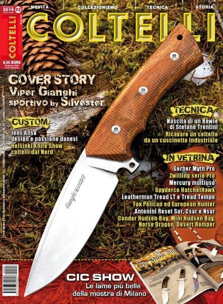 Coltelli – Febbraio-Marzo 2019 Cover