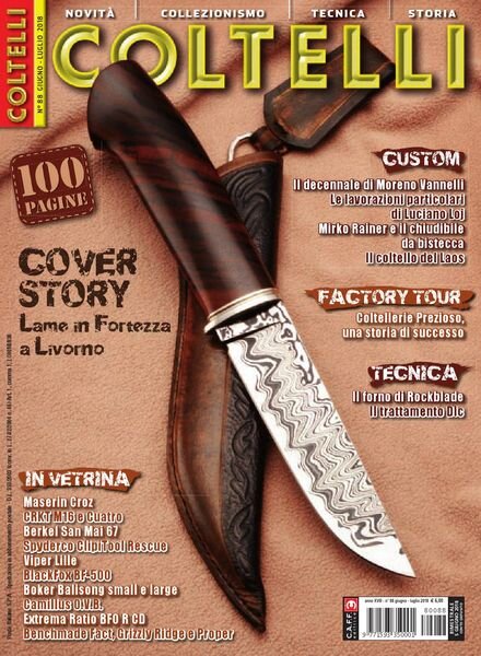 Coltelli – Giugno-Luglio 2018 Cover