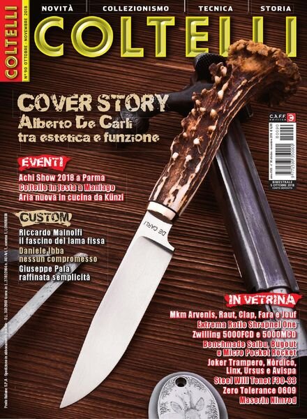 Coltelli – Ottobre-Novembre 2018 Cover
