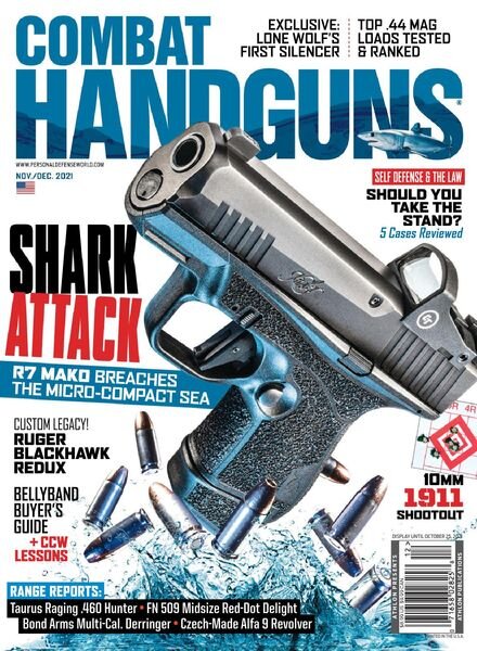 Combat Handguns – November 2021 Cover