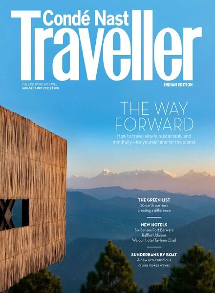 Conde Nast Traveller India – August-September 2021 Cover