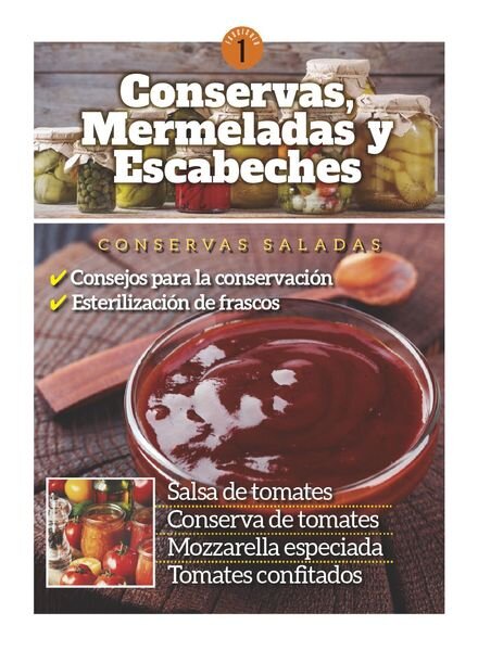 Conservas mermeladas y escabeches – marzo 2021 Cover