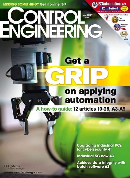 Control Engineering – August 2021 Cover