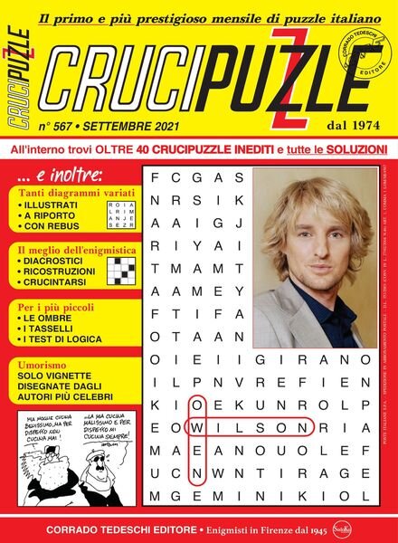Crucipuzzle – agosto 2021 Cover