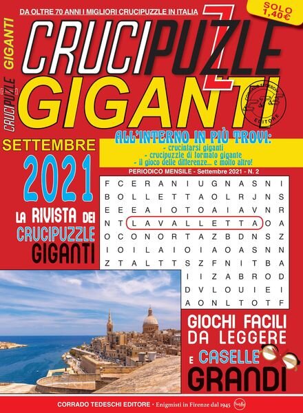 Crucipuzzle Giganti – settembre 2021 Cover