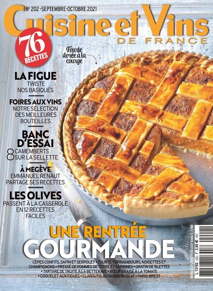 Cuisine et Vins de France – septembre 2021 Cover