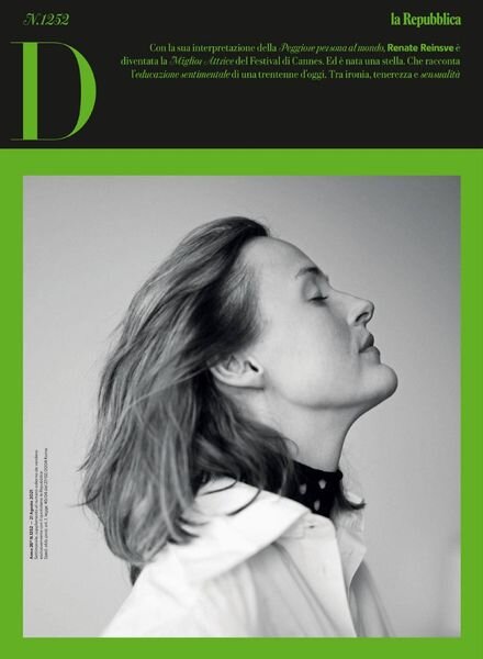 D la Repubblica – 21 Agosto 2021 Cover