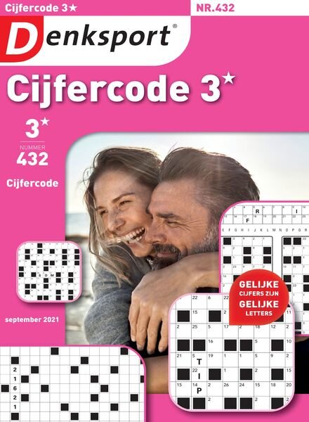 Denksport Cijfercode 3 – 09 september 2021 Cover