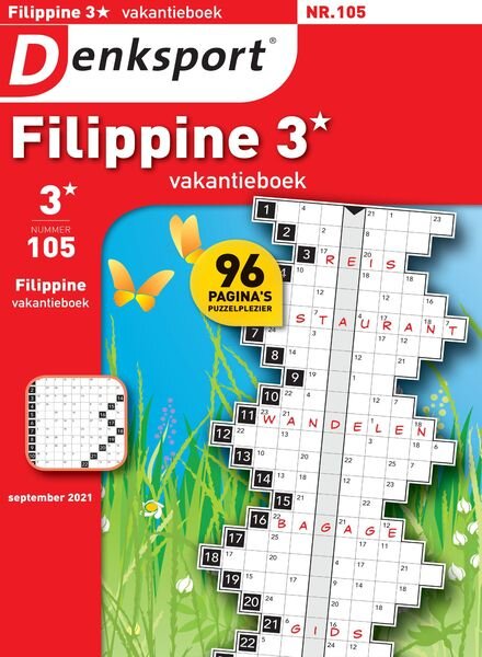 Denksport Filippine 3 Vakantieboek – augustus 2021 Cover
