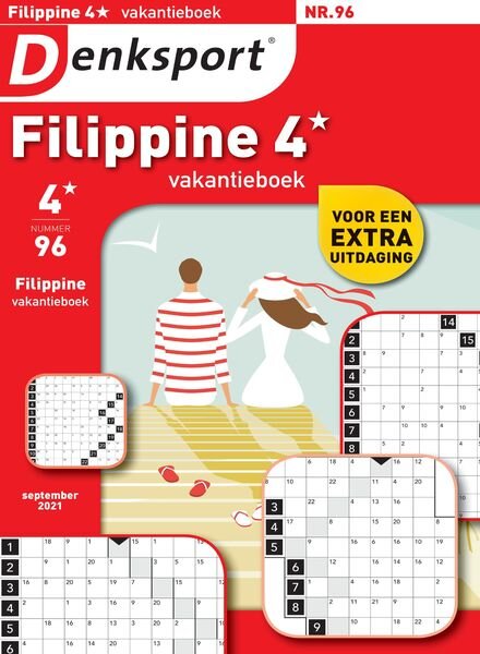 Denksport Filippine 4 Vakantieboek – augustus 2021 Cover