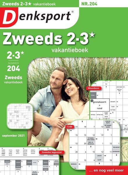 Denksport Zweeds 2-3 vakantieboek – 26 augustus 2021 Cover