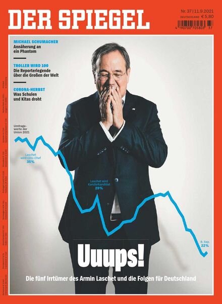 DER SPIEGEL – 11 September 2021 Cover