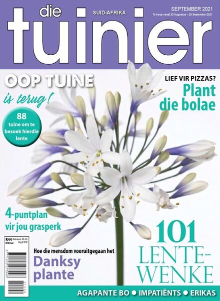 Die Tuinier Tydskrif – September 2021 Cover