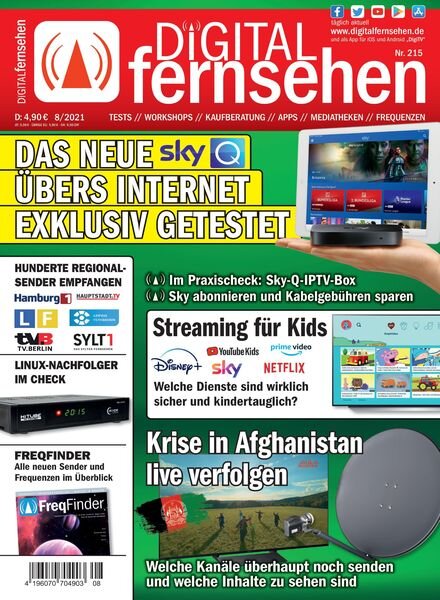 Digital Fernsehen – 10 September 2021 Cover