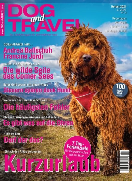 DOGandTRAVEL – September 2021 Cover